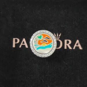 Pandora Tampa Beach Travel  Exclusive Charm Bracelet Pendant Bead S925 Silver
